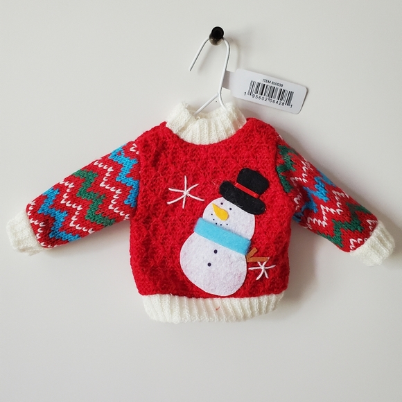 Christmas Theme Beer Holder Beer Bottle Sleeve Sweater - Picture 1 of 5